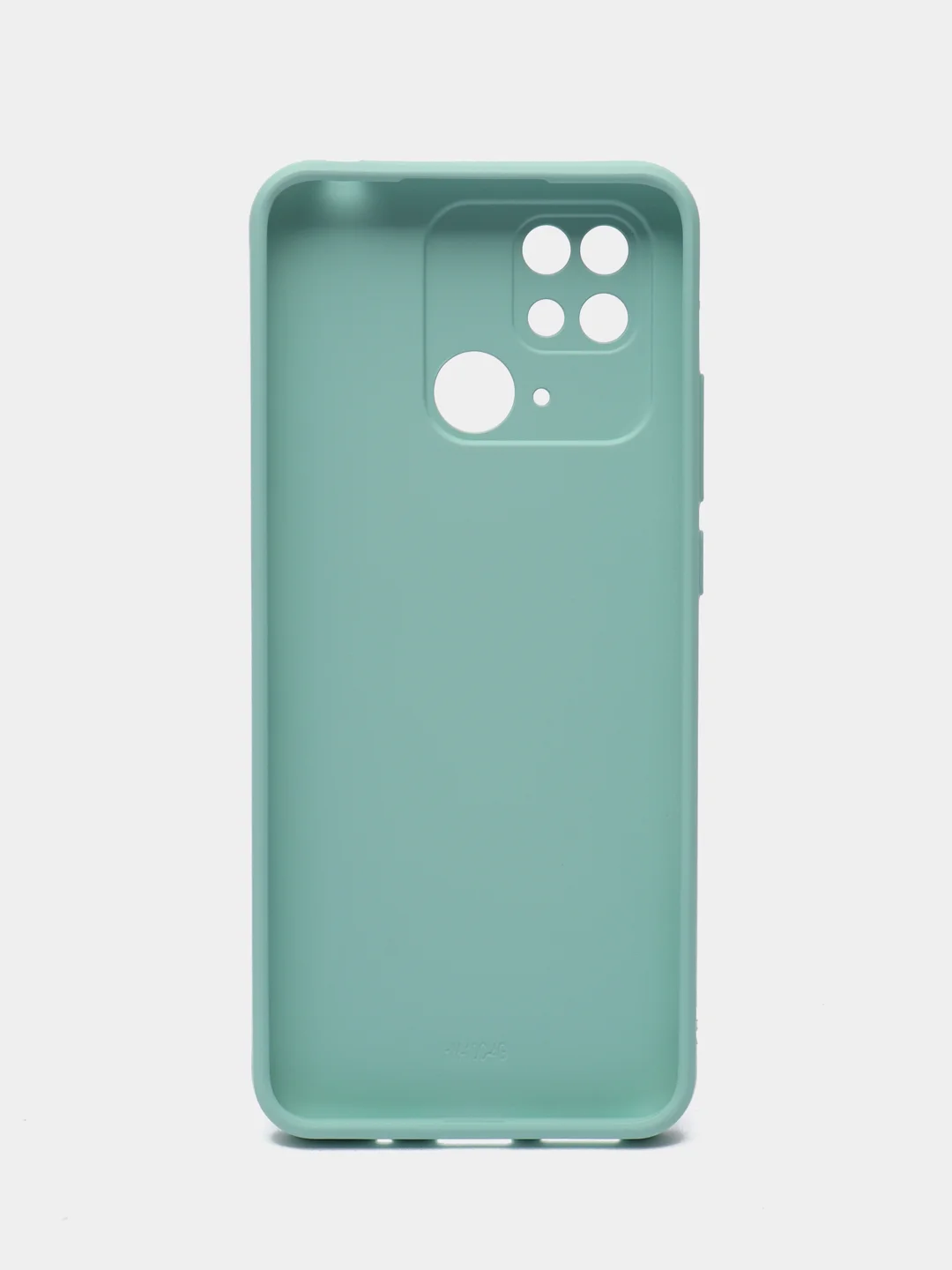 Коралловый меланж накладка для Xiaomi Redmi 10C/Poco C40, стекло с рисунком "Bear", защита камеры