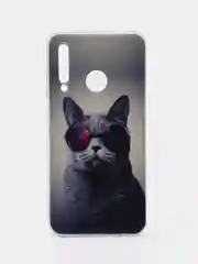 Синий меланж чехол на Honor 10i/20 Lite 2019/20e/Huawei P Smart Plus 2019 / Хонор 10i прозрачный