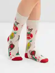 Носки высокие, унисекс, с рисунком