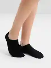 Черный носки женские короткие с силиконовой вставкой POOPSOCKS, цветные