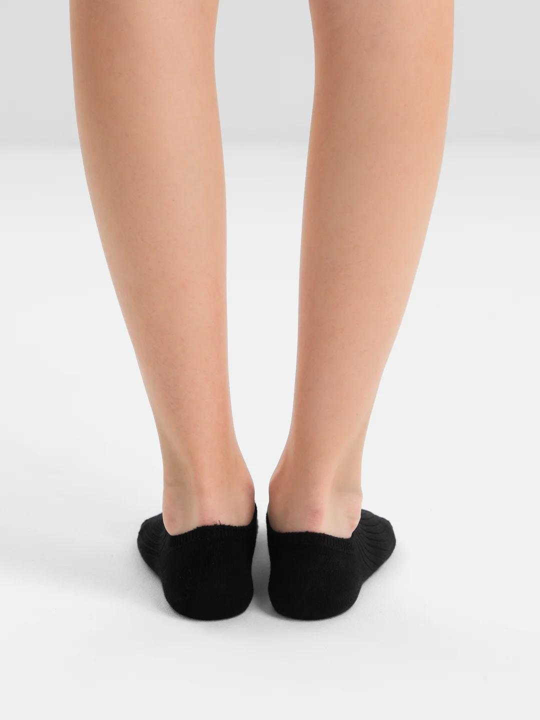 Черный носки женские короткие с силиконовой вставкой POOPSOCKS, цветные