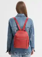 Красный рюкзак женский