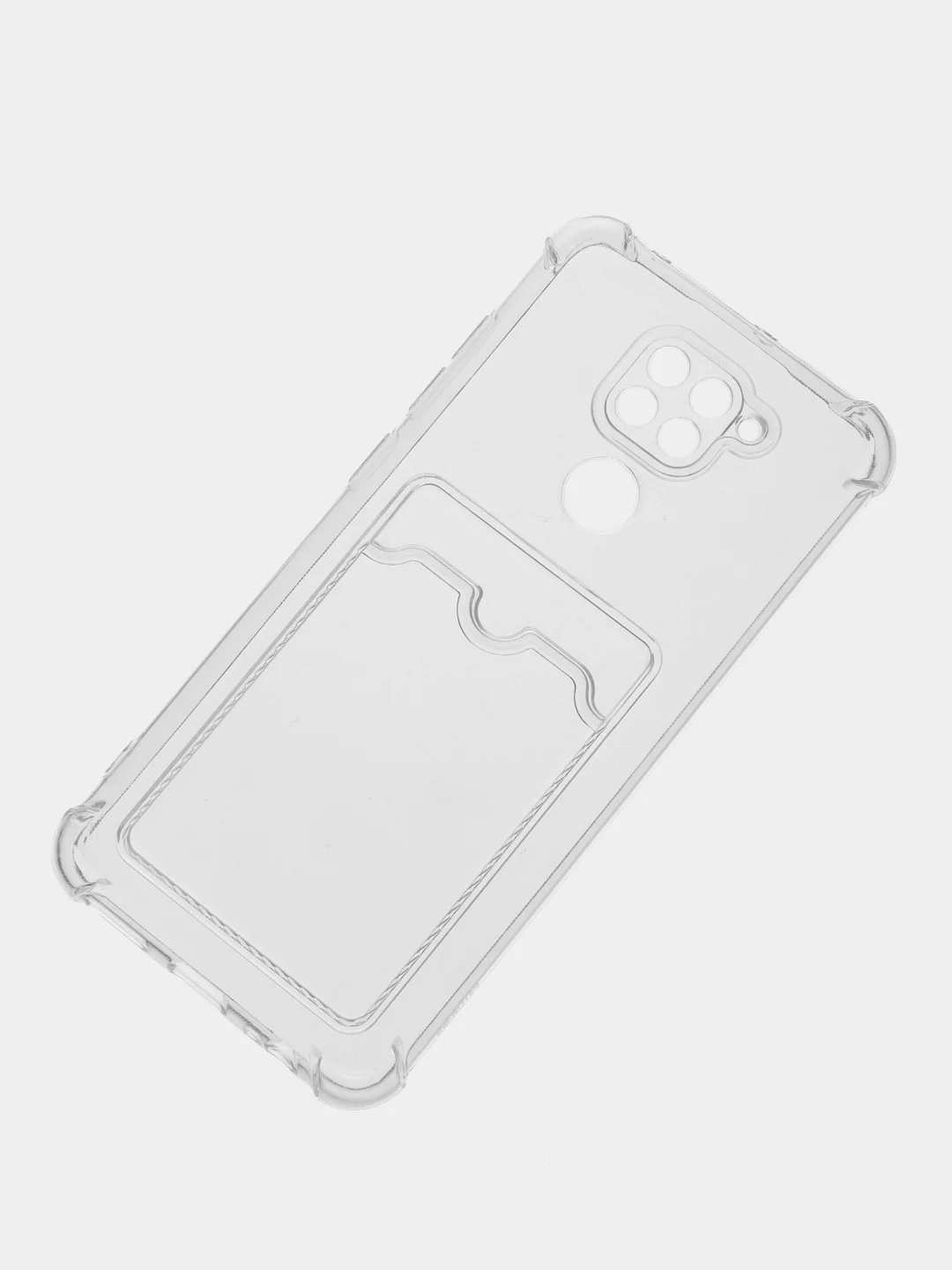 Прозрачный силиконовый чехол для Xiaomi Redmi Note 9 (Сяоми Редми Нот 9), прозрачный