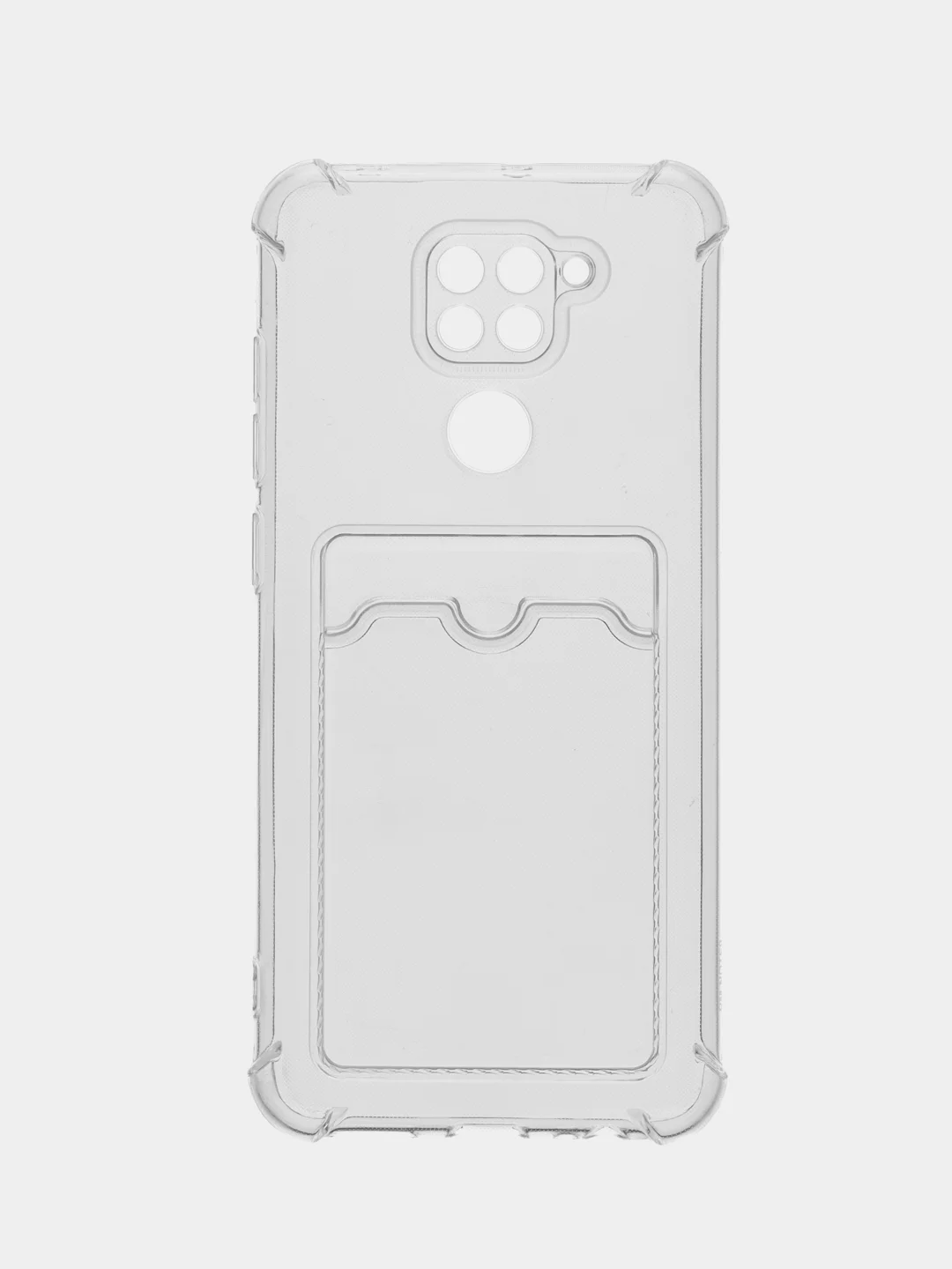 Прозрачный силиконовый чехол для Xiaomi Redmi Note 9 (Сяоми Редми Нот 9), прозрачный