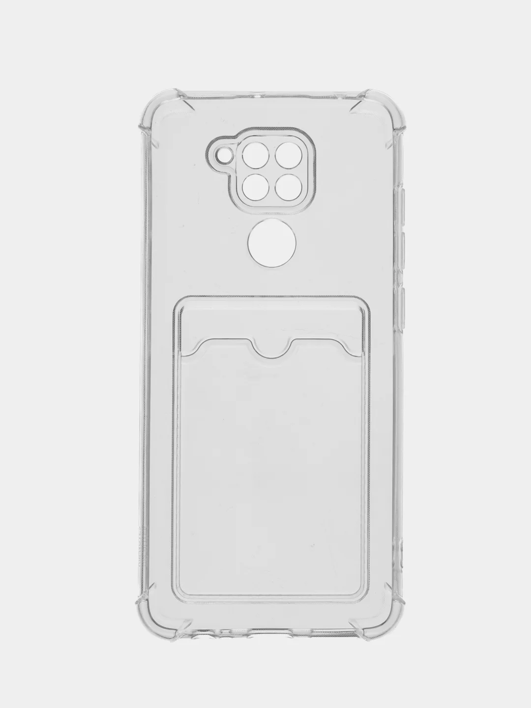 Прозрачный силиконовый чехол для Xiaomi Redmi Note 9 (Сяоми Редми Нот 9), прозрачный