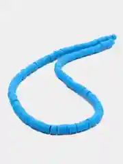 Лазурный бусины из полимерной глины, рондели, бусины хейши