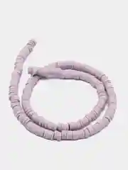 Серый меланж бусины из полимерной глины, рондели, бусины хейши