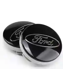 Черный ступичные колпачки на колеса для Ford, 53 мм