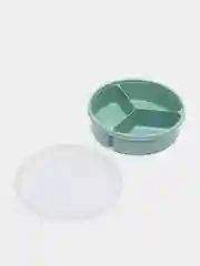 Бирюзовый менажница с крышкой IDEA, 3 секций