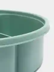 Бирюзовый менажница с крышкой IDEA, 3 секций