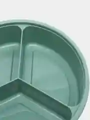 Бирюзовый менажница с крышкой IDEA, 3 секций
