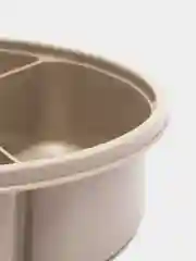 Бежевый менажница с крышкой IDEA, 3 секций