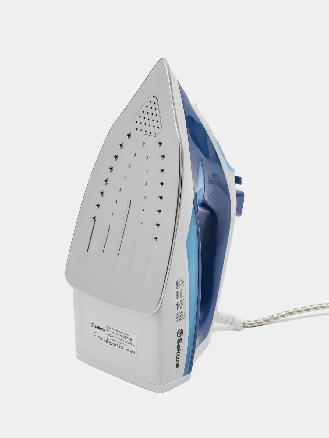Голубой утюг Sakura SA-3052SBL, 2400 Вт