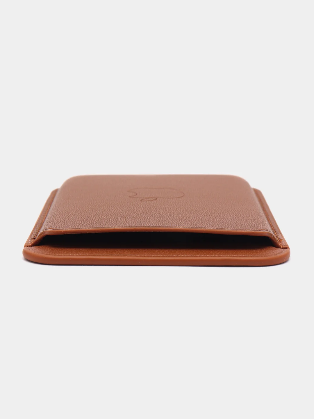 Коричневый картхолдер на магнитах MagSafe Leather Wallet iPhone