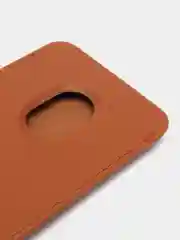 Коричневый картхолдер на магнитах MagSafe Leather Wallet iPhone