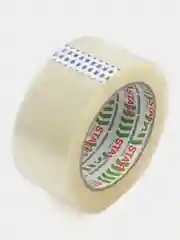 Скотч широкий, клейкая лента упаковочная, односторонняя прозрачная, Staff Big Pack, 440180