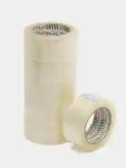 Скотч широкий, клейкая лента упаковочная, односторонняя прозрачная, Staff Big Pack, 440180