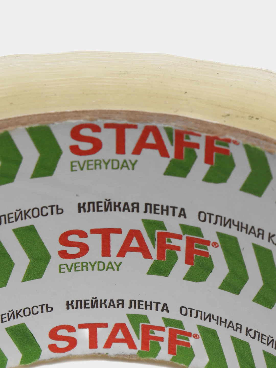 Скотч широкий, клейкая лента упаковочная, односторонняя прозрачная, Staff Big Pack, 440180