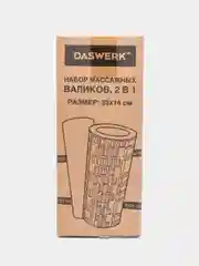 Ролик массажный для йоги, фитнеса, пилатеса, валик массажный 2 в 1, Daswerk, 680025
