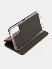 Бордовый чехол-книжка для Tecno Camon 19 / CAMON 19 PRO