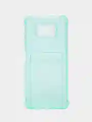 Бирюзовый чехол для Xiaomi Poco X3, Poco X3 NFS, Poco X3 Pro (Сяоми Поко Х3, Поко Х3 Про) прозрачный