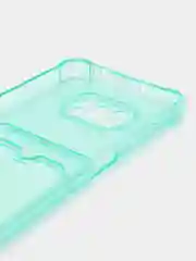 Бирюзовый чехол для Xiaomi Poco X3, Poco X3 NFS, Poco X3 Pro (Сяоми Поко Х3, Поко Х3 Про) прозрачный