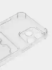 Прозрачный чехол с карманом для карт iPhone 11, 12, 13, 14, Pro, Pro Max, айфон