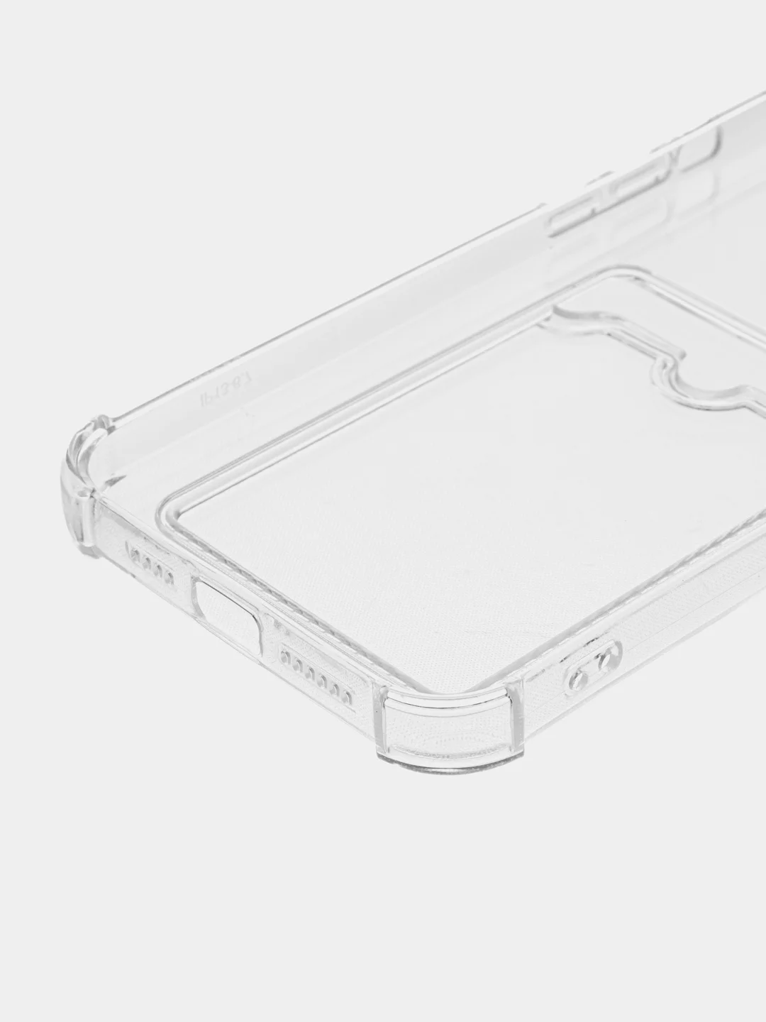 Прозрачный чехол с карманом для карт iPhone 11, 12, 13, 14, Pro, Pro Max, айфон