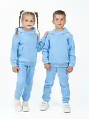 Голубой костюм для мальчика, для девочки Утенок, флисовый