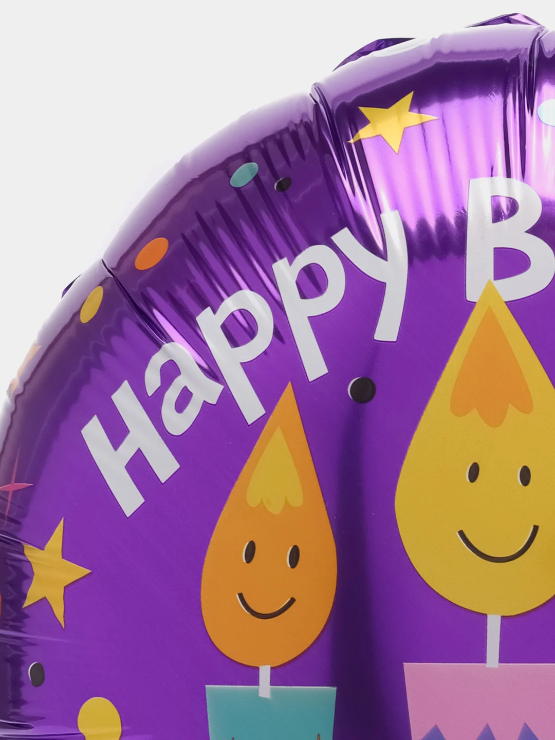 Аметистовый воздушные шары Happy Birthday, фольгированные шарики, шар на день рождения, 45 см, 4 вида