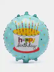 Алый воздушные шары Happy Birthday, фольгированные шарики, шар на день рождения, 45 см, 4 вида