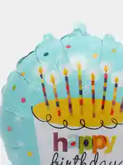 Алый воздушные шары Happy Birthday, фольгированные шарики, шар на день рождения, 45 см, 4 вида