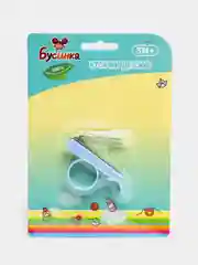 Синий кусачки детские "Бусинка", 3М+