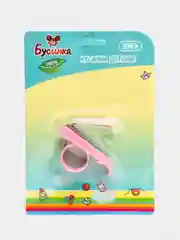Розовый кусачки детские "Бусинка", 3М+