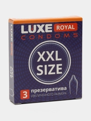 Презервативы увеличенного размера Luxe Royal XXL Size, 3 штуки