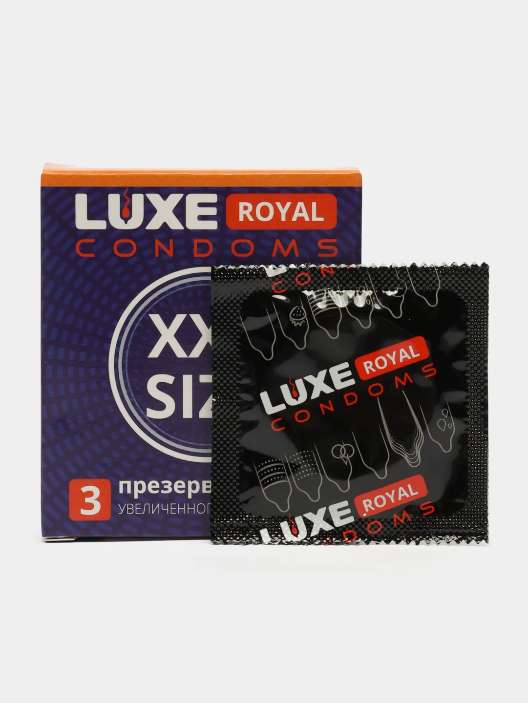 Презервативы увеличенного размера Luxe Royal XXL Size, 3 штуки