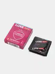 Презервативы Luxe Royal Strawberry Collection, гладкие с ароматом клубники, 3 штуки