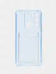 Синий меланж чехол Tecno Spark Go 2022, Spark 8C силиконовый, Техно Спарк Го 2022, Спарк 8С прозрачный