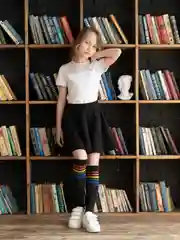 Белый футболка для девочки Утенок