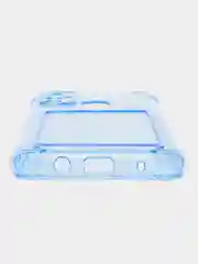 Синий меланж чехол для Tecno Spark 7 (Техно Спарк 7), прозрачный, силиконовый