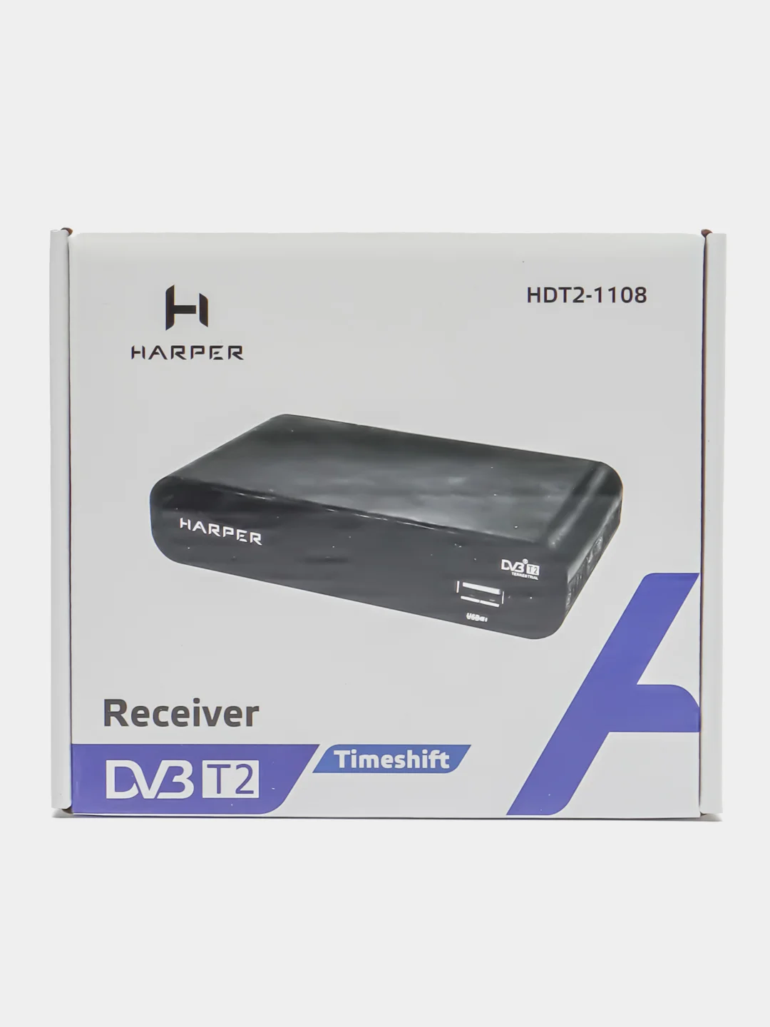 Цифровой телевизионный ресивер HARPER HDT2-1108, DVB-T2 HD / SD