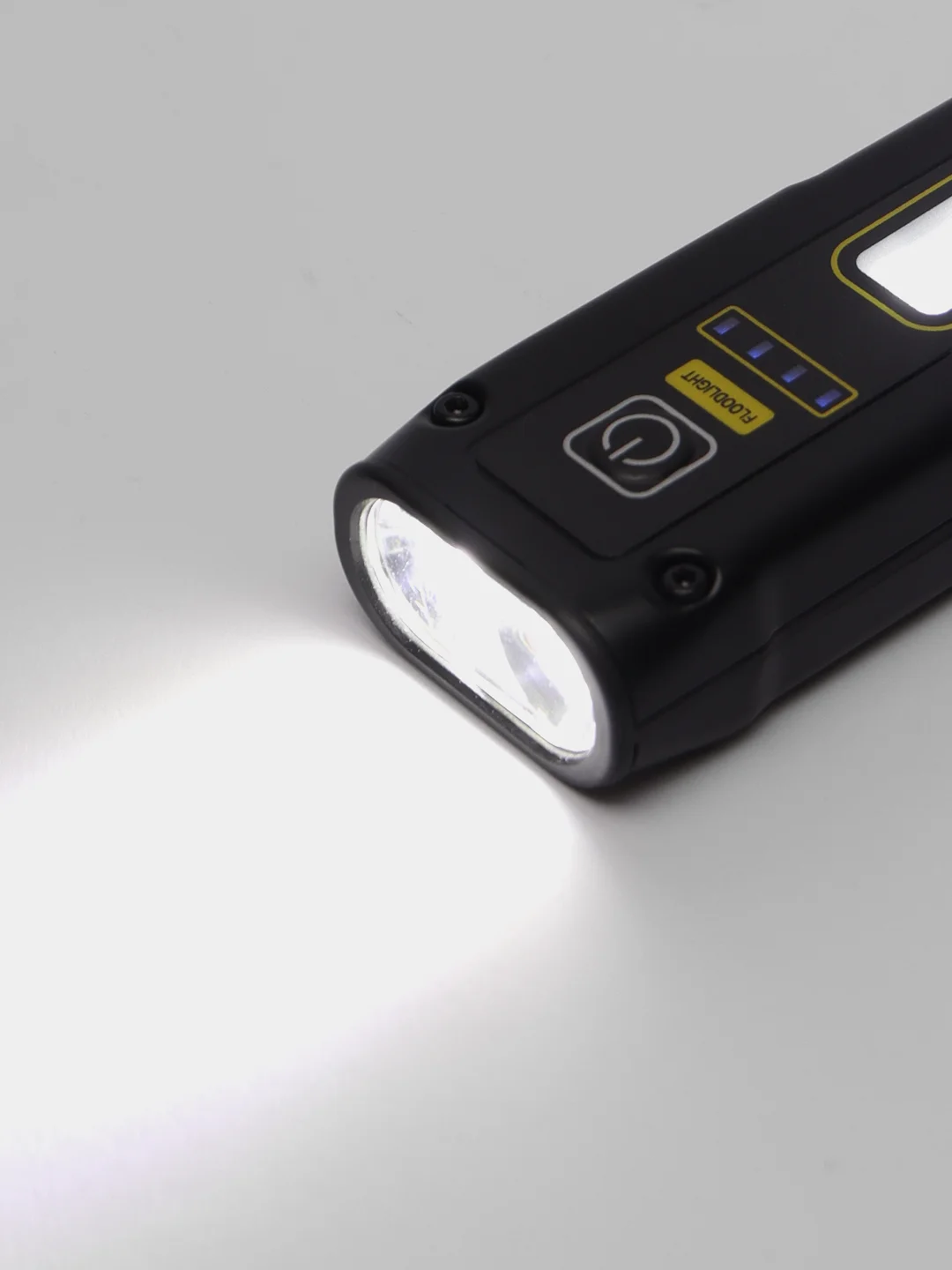 Черный светодиодный ручной фонарь с аккумулятором, магнитом, COB, с USB зарядкой, пауэрбанком