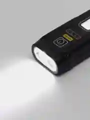 Черный светодиодный ручной фонарь с аккумулятором, магнитом, COB, с USB зарядкой, пауэрбанком