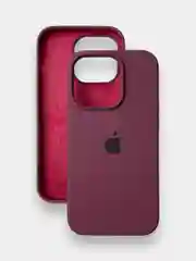 Бордовый чехол iPhone, Айфон 11, 13, 14, 15, Про Макс, Pro Max, силиконовый Silicone Case