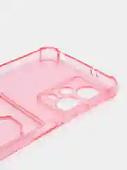 Розовый чехол для Xiaomi Redmi Note 12 5G, Poco X5 (Сяоми Нот 12 5Г, Поко Х5), прозрачный
