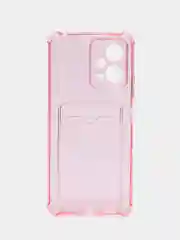 Розовый чехол для Xiaomi Redmi Note 12 5G, Poco X5 (Сяоми Нот 12 5Г, Поко Х5), прозрачный