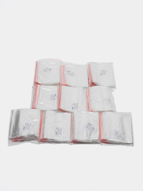 Зип-лок пакеты 15 х 20 см, 100 штук, гриппер, с замком зиплок (zip-lock)