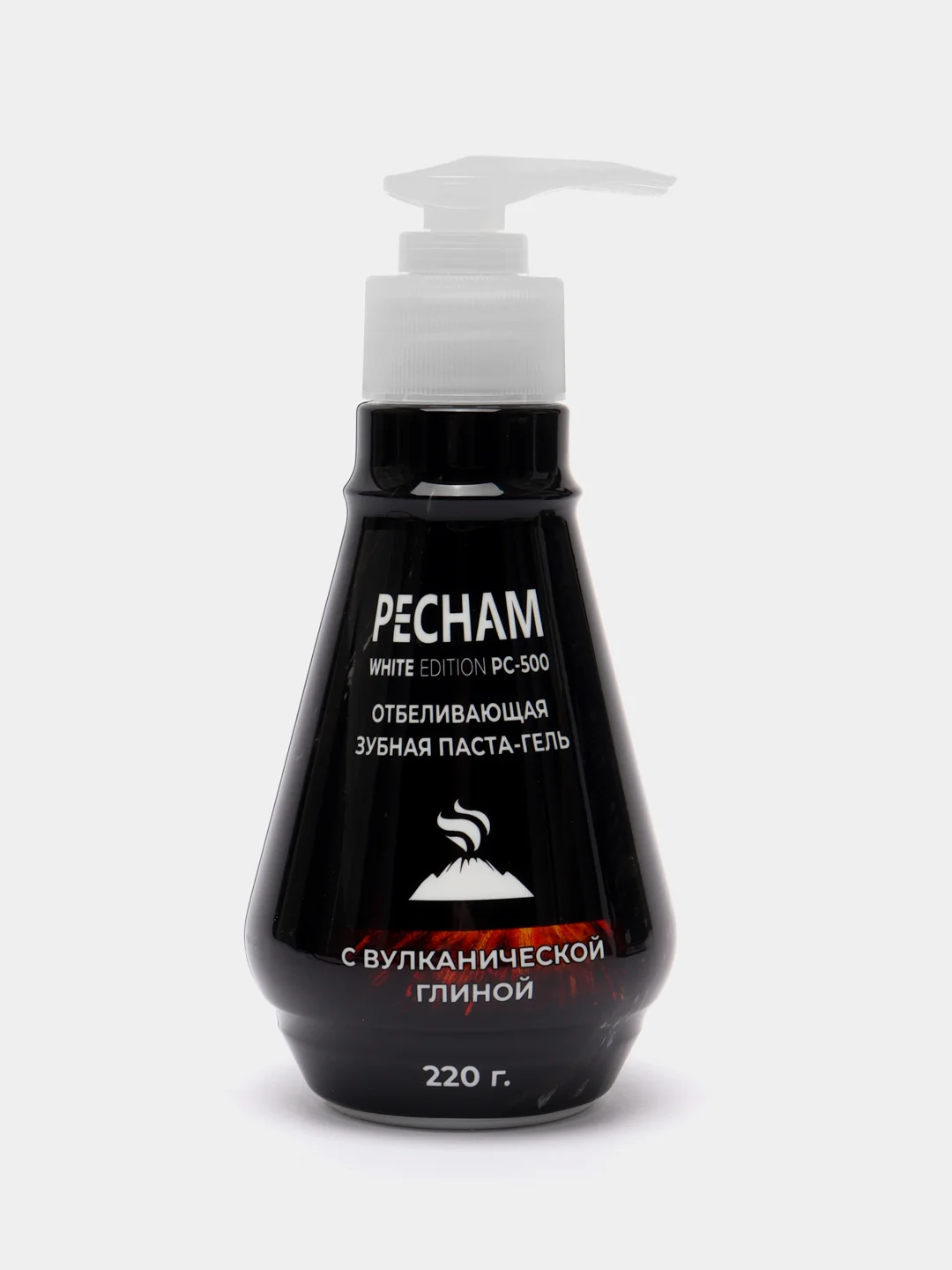 Отбеливающая зубная паста, с вулканической глиной, Pecham, 220 г
