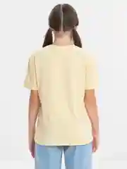 Желтый футболка детская