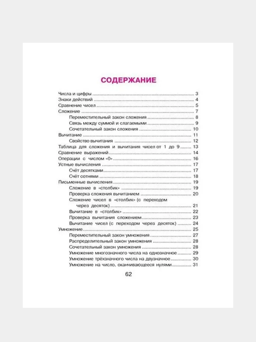 Математика для младших школьников в таблицах и схемах.